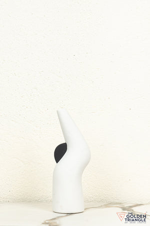 Shion Ceramic Showpiece - White