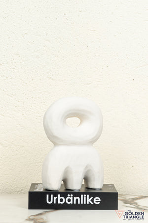 Mado Ceramic Tabletop Showpiece - White