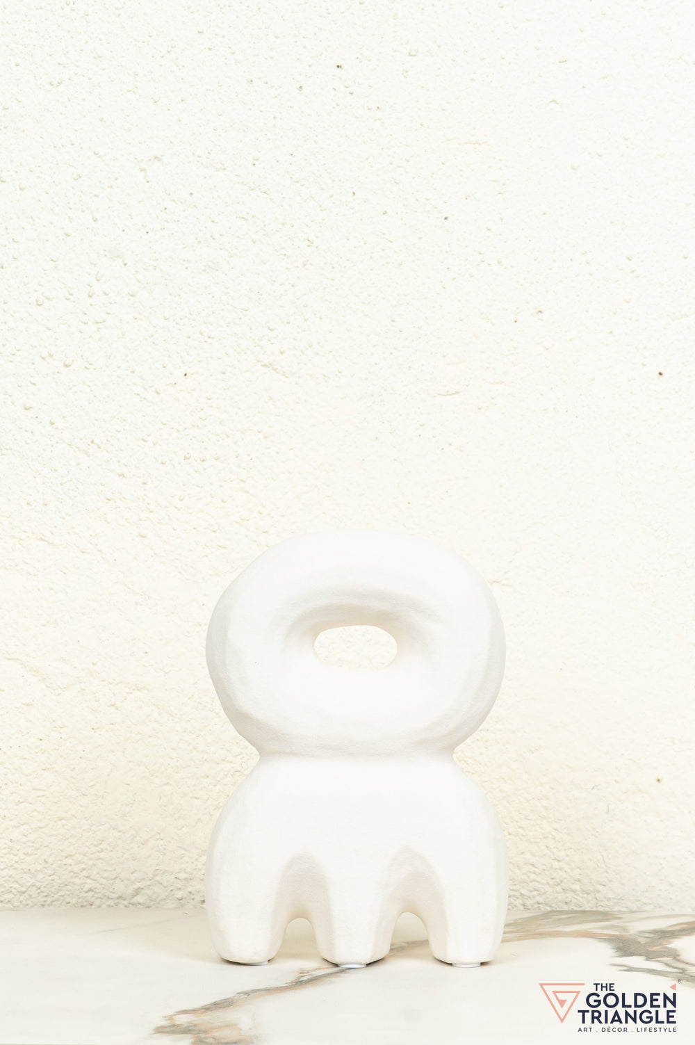 Mado Ceramic Tabletop Showpiece - White