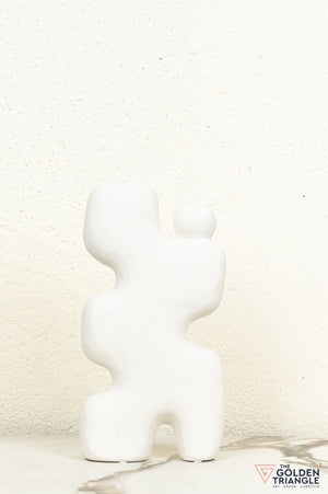 Amai Ceramic Showpiece - White