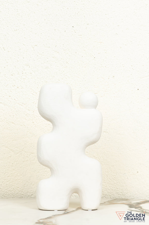 Amai Ceramic Showpiece - White