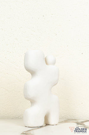 Amai Ceramic Showpiece - White