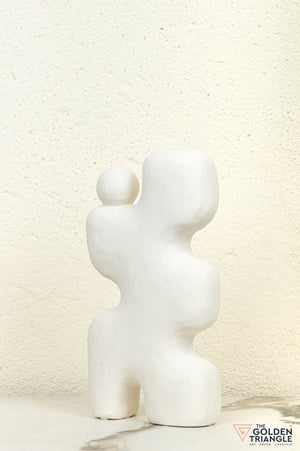 Amai Ceramic Showpiece - White