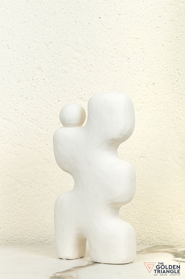 Amai Ceramic Showpiece - White