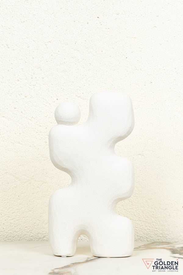 Amai Ceramic Showpiece - White