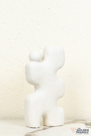 Amai Ceramic Showpiece - White