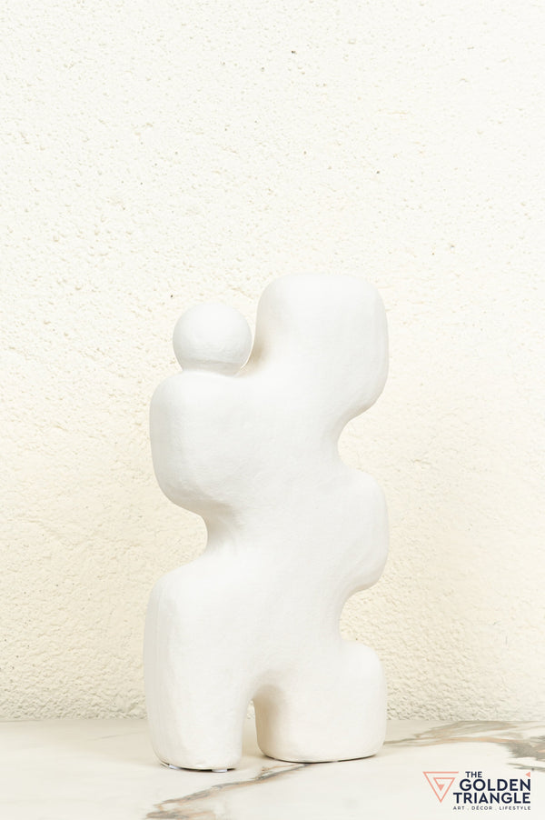 Amai Ceramic Showpiece - White