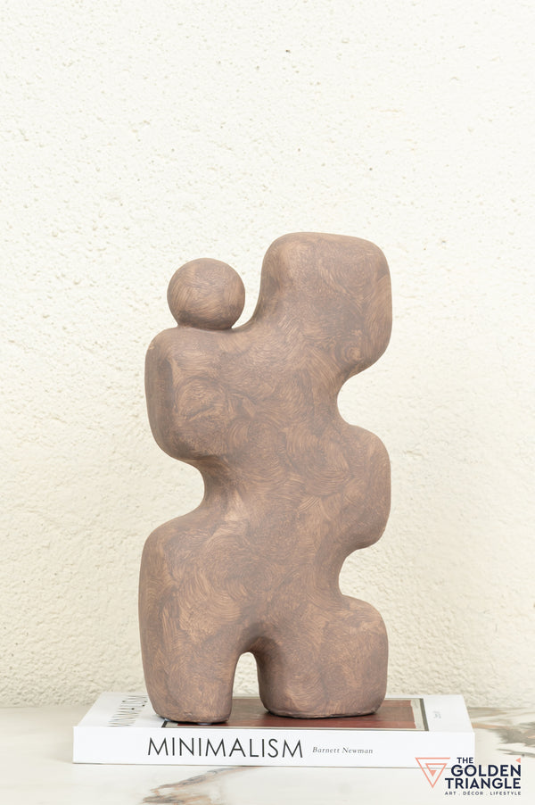 Amai Ceramic Showpiece - Brown