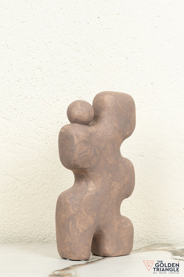 Amai Ceramic Showpiece - Brown