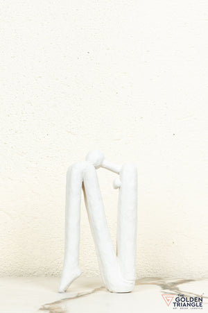 Zenith Ceramic Showpiece - White