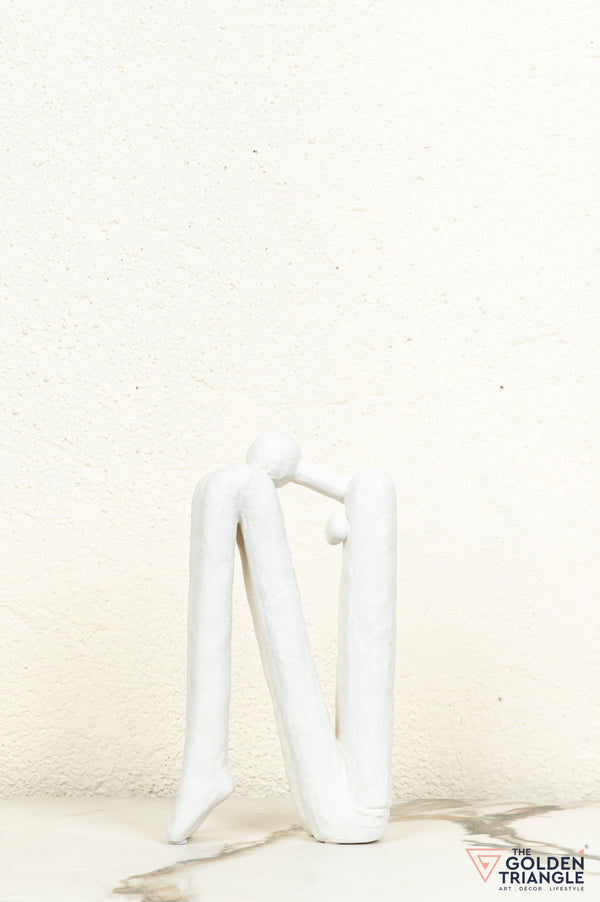 Zenith Ceramic Showpiece - White