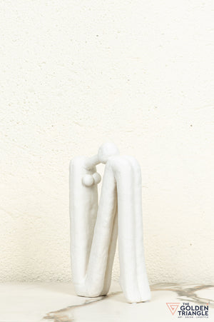 Zenith Ceramic Showpiece - White