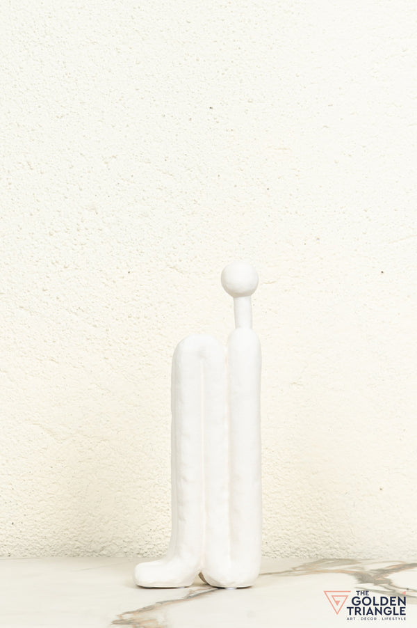 Mirage Ceramic Showpiece - White