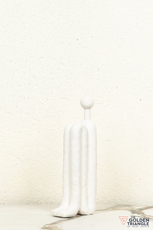 Mirage Ceramic Showpiece - White