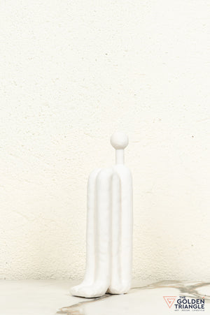 Mirage Ceramic Showpiece - White