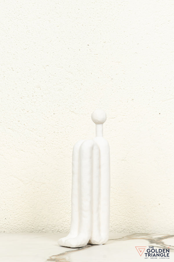 Mirage Ceramic Showpiece - White