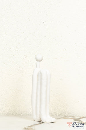 Mirage Ceramic Showpiece - White