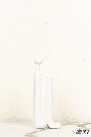 Mirage Ceramic Showpiece - White