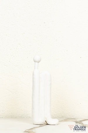 Mirage Ceramic Showpiece - White