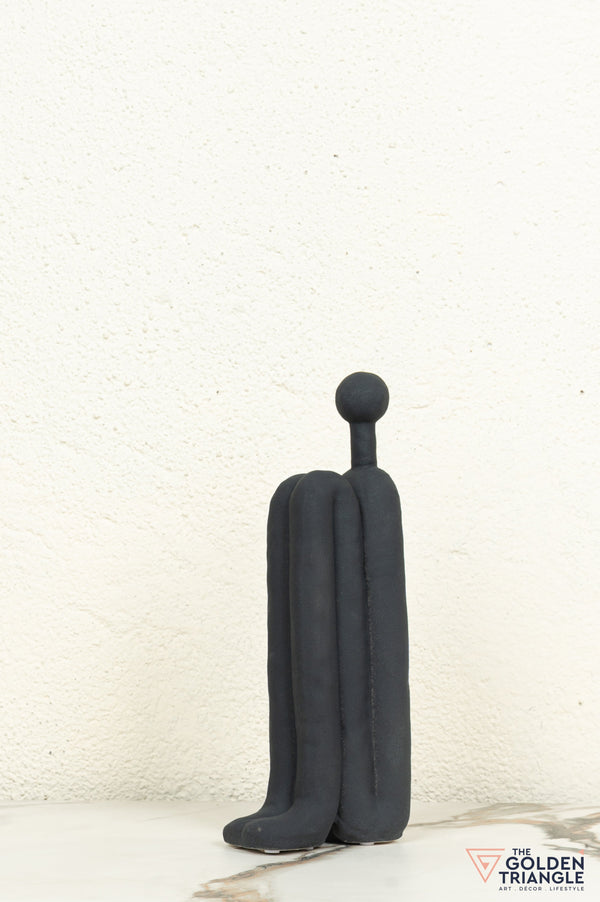 Mirage Ceramic Showpiece - Black