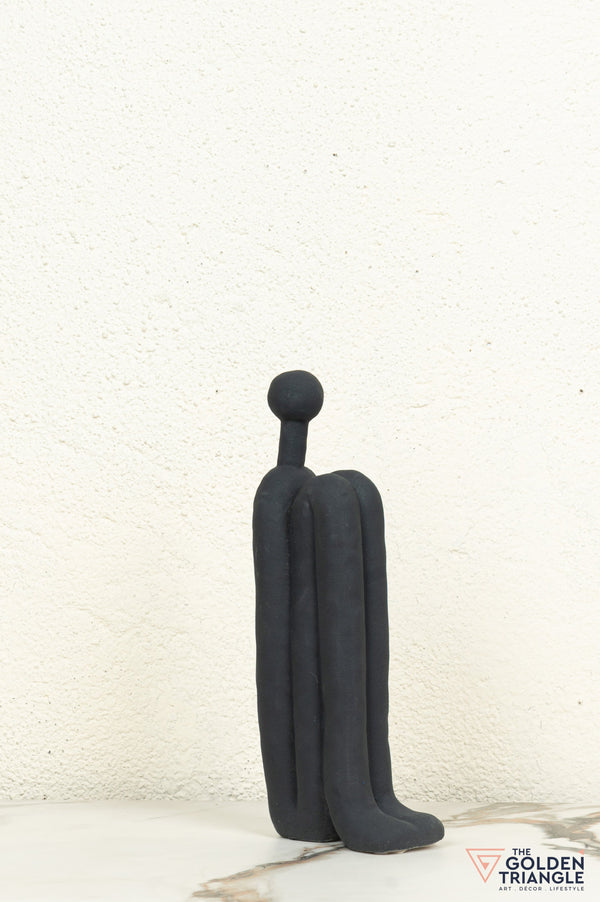 Mirage Ceramic Showpiece - Black