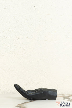 Yubi Hand Ceramic Tabletop Showpiece - Black