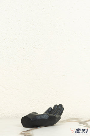 Yubi Hand Ceramic Tabletop Showpiece - Black
