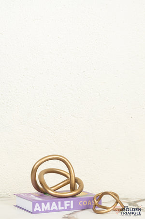 Vivo Tabletop Abstract Knot - Gold