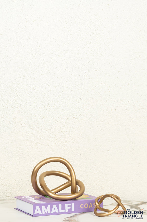 Vivo Tabletop Abstract Knot - Gold