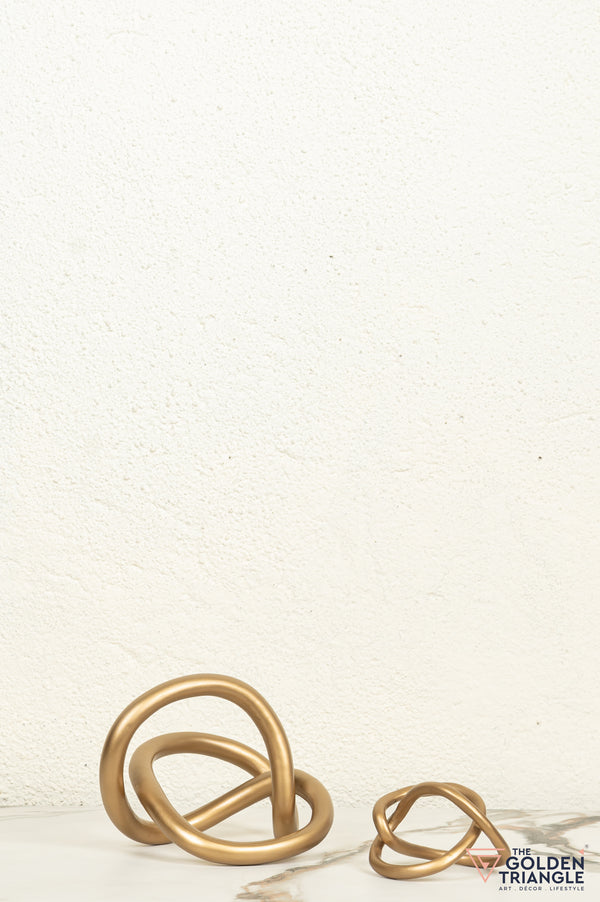Vivo Tabletop Abstract Knot - Gold