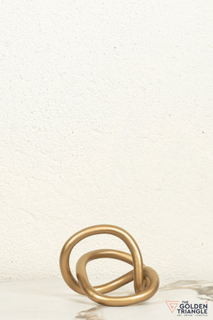 Vivo Tabletop Abstract Knot - Gold