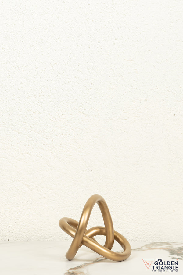 Vivo Tabletop Abstract Knot - Gold