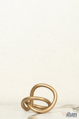 Vivo Tabletop Abstract Knot - Gold
