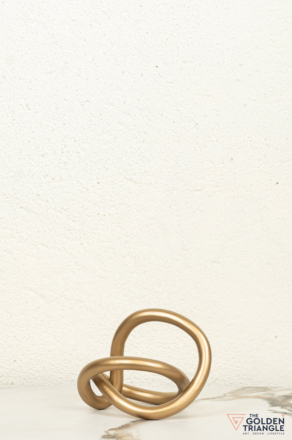 Vivo Tabletop Abstract Knot - Gold