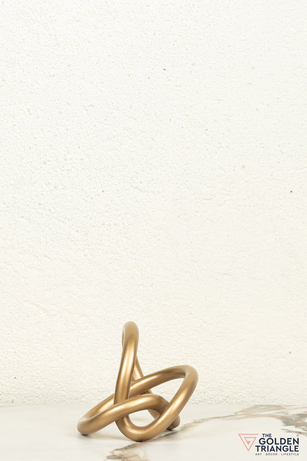 Vivo Tabletop Abstract Knot - Gold