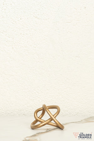 Vivo Tabletop Abstract Knot - Gold