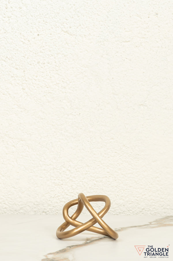 Vivo Tabletop Abstract Knot - Gold