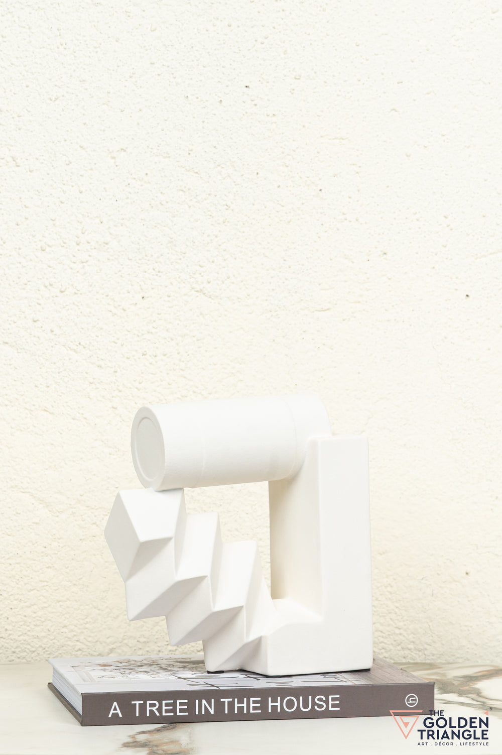 Sorao Ceramic Tabletop Showpiece - White