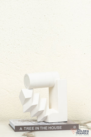 Sorao Ceramic Tabletop Showpiece - White