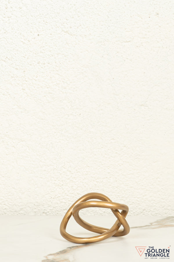 Vivo Tabletop Abstract Knot - Gold