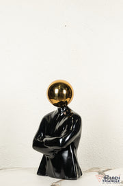 Juno Modern Thinker Sculpture - Gold