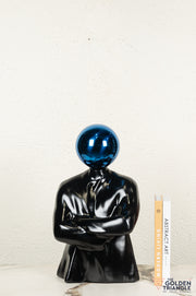 Juno Modern Thinker Sculpture - Blue