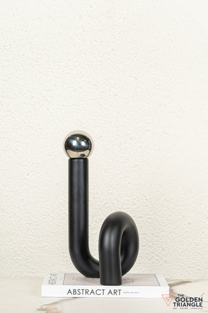 Spiral Ornament Tabletop Decor - Silver