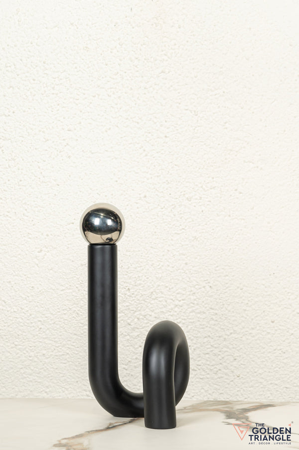 Spiral Ornament Tabletop Decor - Silver