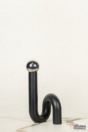 Spiral Ornament Tabletop Decor - Silver