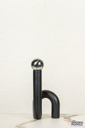 Spiral Ornament Tabletop Decor - Silver