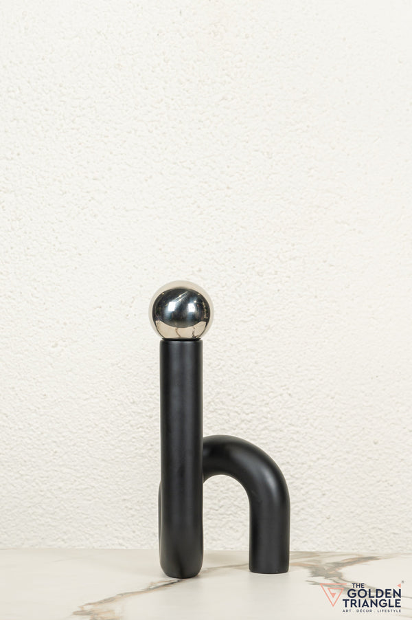 Spiral Ornament Tabletop Decor - Silver