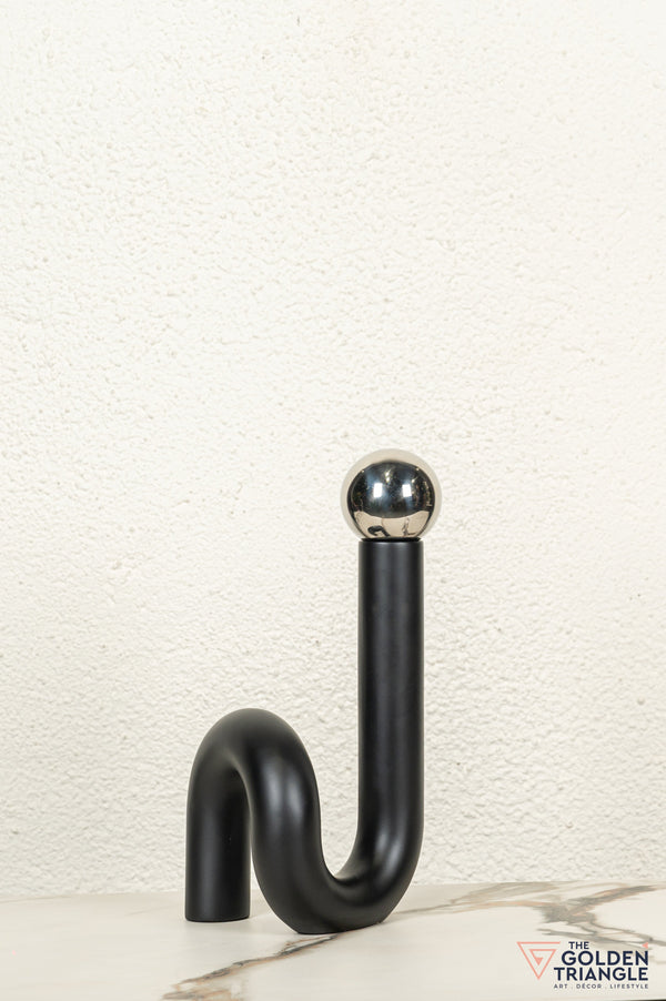 Spiral Ornament Tabletop Decor - Silver