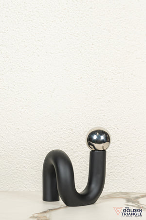 Spiral Ornament Tabletop Decor - Silver