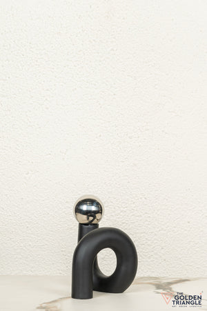 Spiral Ornament Tabletop Decor - Silver